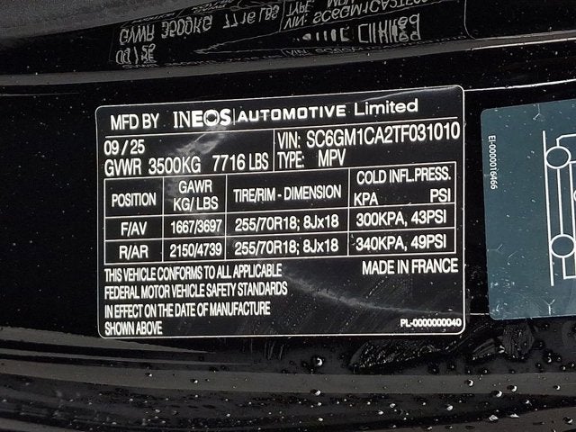 2026 INEOS Grenadier Station Wagon 4x4