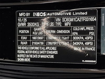 2026 INEOS Grenadier Station Wagon 4x4