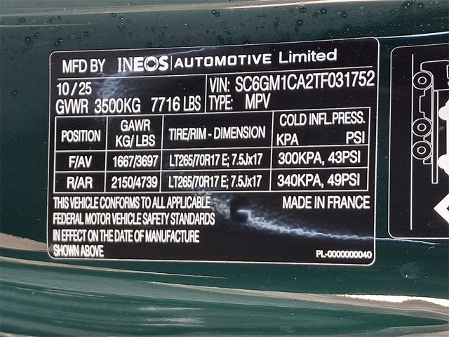 2026 INEOS Grenadier Station Wagon 4x4