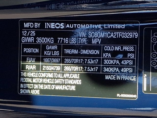 2026 INEOS Grenadier Station Wagon Fieldmaster Edition
