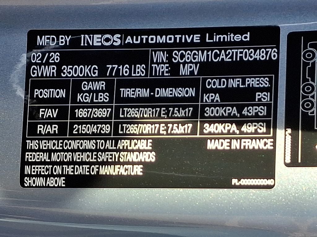 2026 INEOS Grenadier Station Wagon 4x4