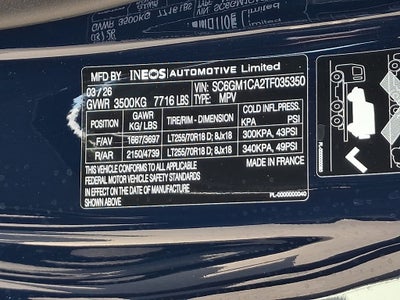 2026 INEOS Grenadier Station Wagon 4x4
