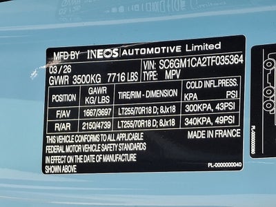 2026 INEOS Grenadier Station Wagon 4x4