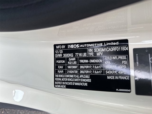 2024 INEOS Grenadier Station Wagon Base