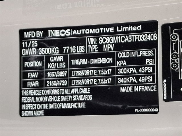 2026 INEOS Grenadier Station Wagon Trialmaster Edition