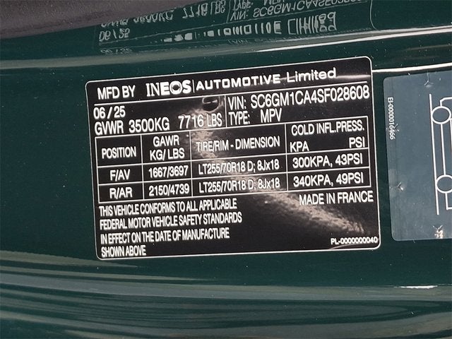 2025 INEOS Grenadier Station Wagon Fieldmaster Edition