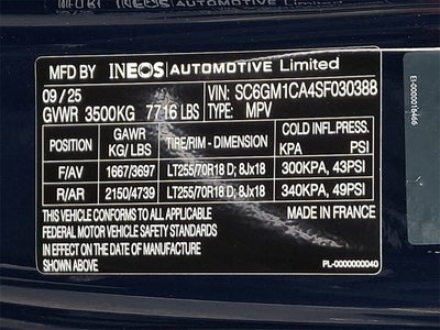 2025 INEOS Grenadier Station Wagon Fieldmaster Edition