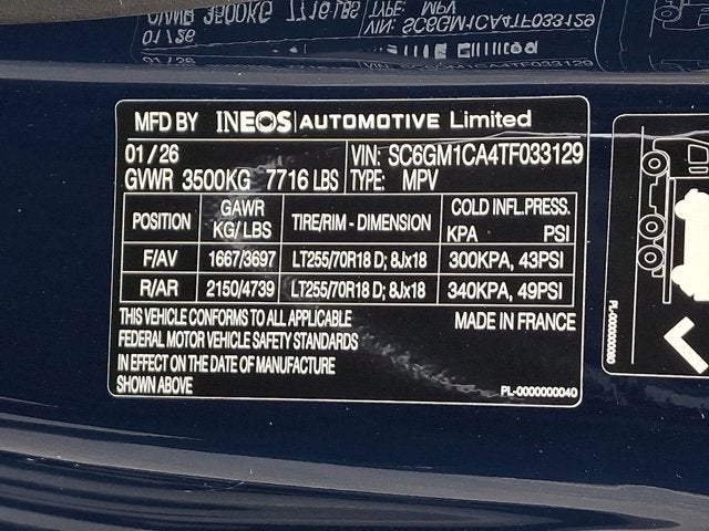 2026 INEOS Grenadier Station Wagon Fieldmaster Edition