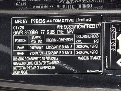 2026 INEOS Grenadier Station Wagon 4x4
