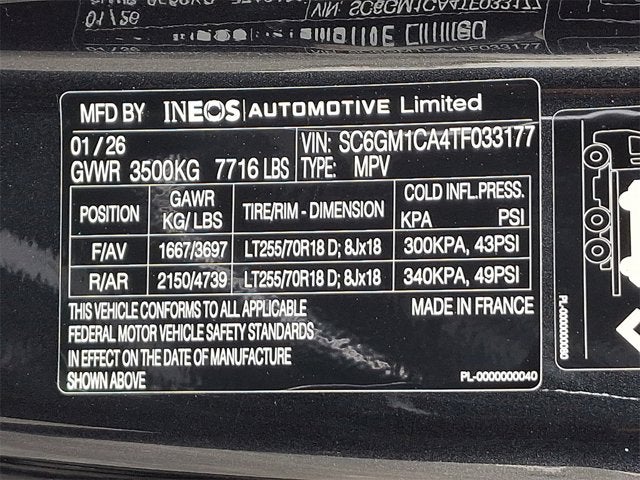 2026 INEOS Grenadier Station Wagon 4x4