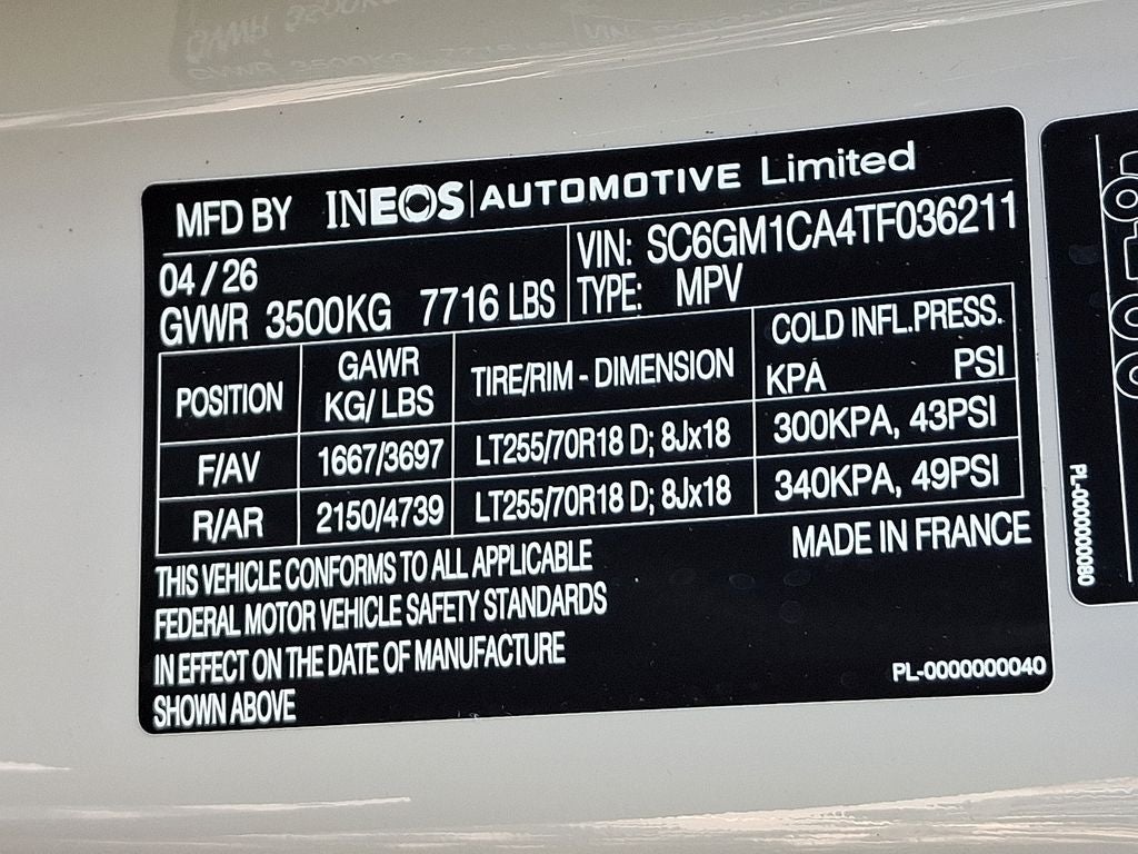 2026 INEOS Grenadier Station Wagon 4x4