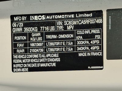 2024 INEOS Grenadier Station Wagon Trialmaster Edition