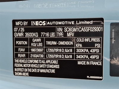 2025 INEOS Grenadier Station Wagon Fieldmaster Edition