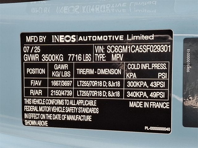 2025 INEOS Grenadier Station Wagon Fieldmaster Edition