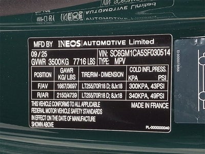 2025 INEOS Grenadier Station Wagon Fieldmaster Edition