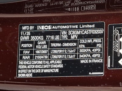 2026 INEOS Grenadier Station Wagon 4x4