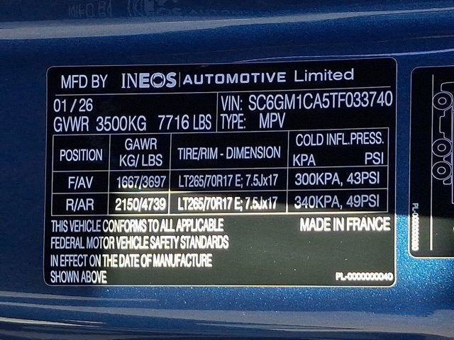 2026 INEOS Grenadier Station Wagon Fieldmaster Edition