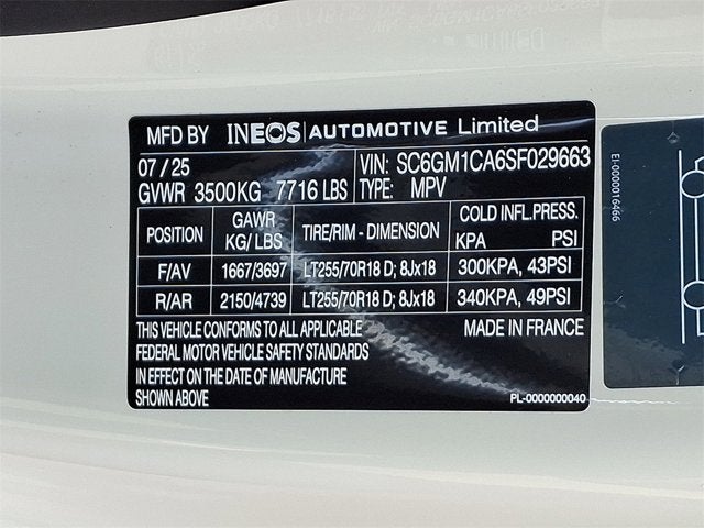 2025 INEOS Grenadier Station Wagon Fieldmaster Edition