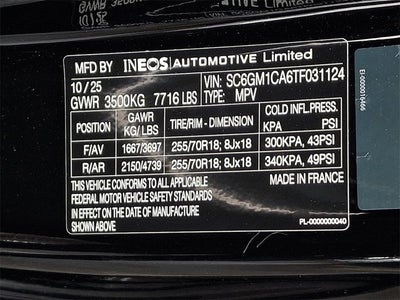 2026 INEOS Grenadier Station Wagon Black Edition