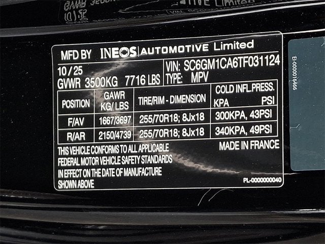 2026 INEOS Grenadier Station Wagon Black Edition