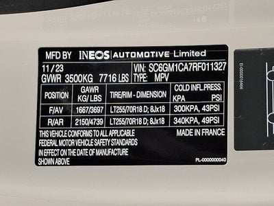 2024 INEOS Grenadier Base