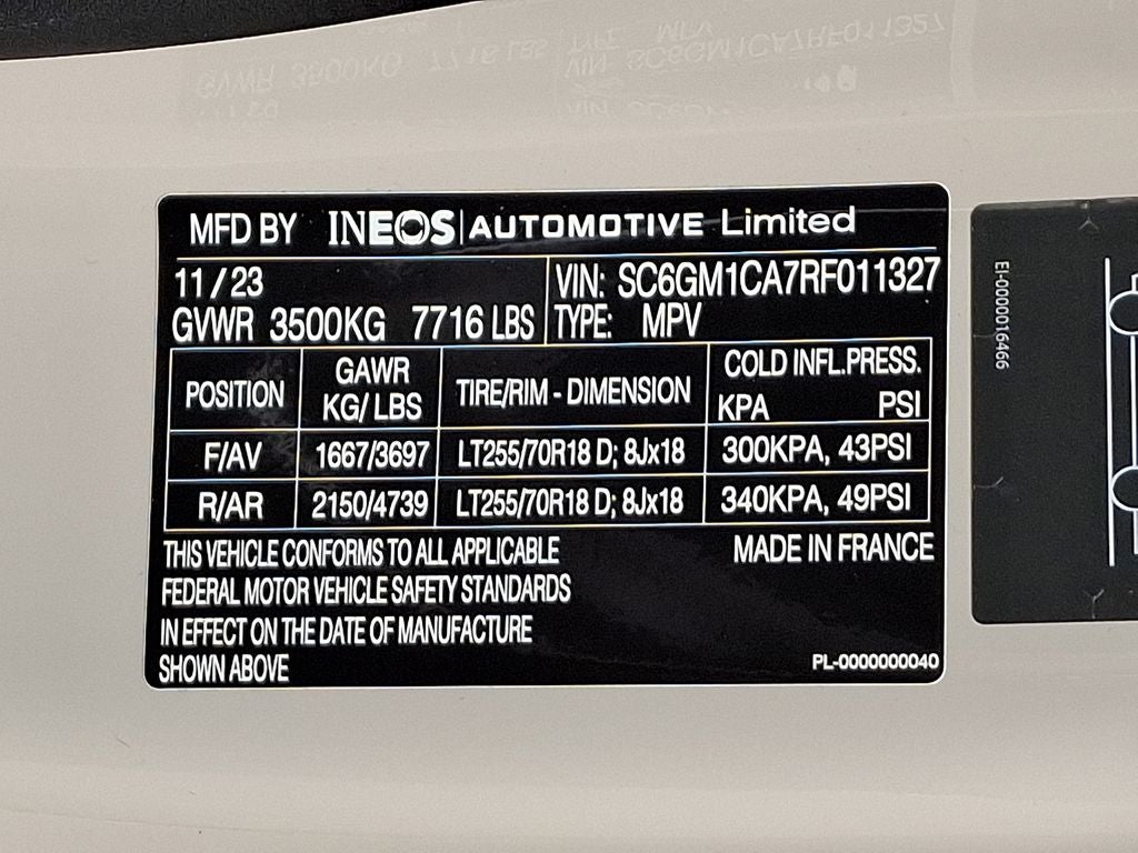 2024 INEOS Grenadier Base