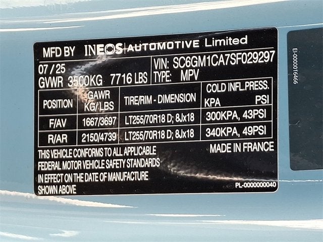 2025 INEOS Grenadier Station Wagon Fieldmaster Edition