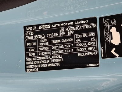 2026 INEOS Grenadier Station Wagon 4x4