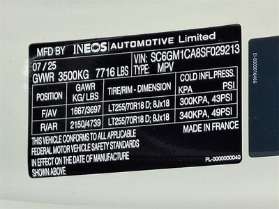 2025 INEOS Grenadier Station Wagon 4x4