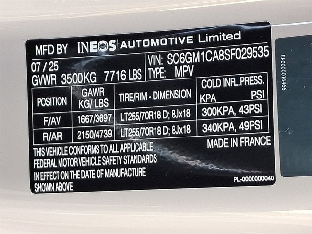 2025 INEOS Grenadier Station Wagon Fieldmaster Edition