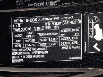 2026 INEOS Grenadier Station Wagon 4x4