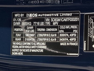 2026 INEOS Grenadier Station Wagon Trialmaster Edition