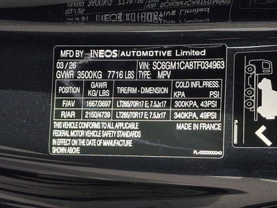 2026 INEOS Grenadier Station Wagon 4x4