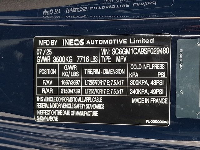 2025 INEOS Grenadier Station Wagon 4x4