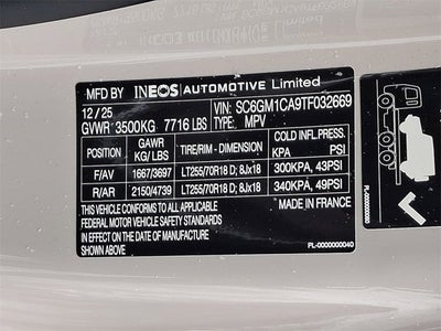 2026 INEOS Grenadier Station Wagon Trialmaster Edition