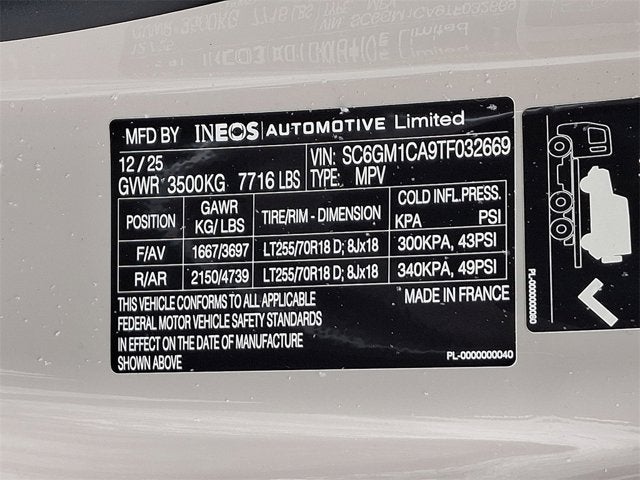 2026 INEOS Grenadier Station Wagon Trialmaster Edition