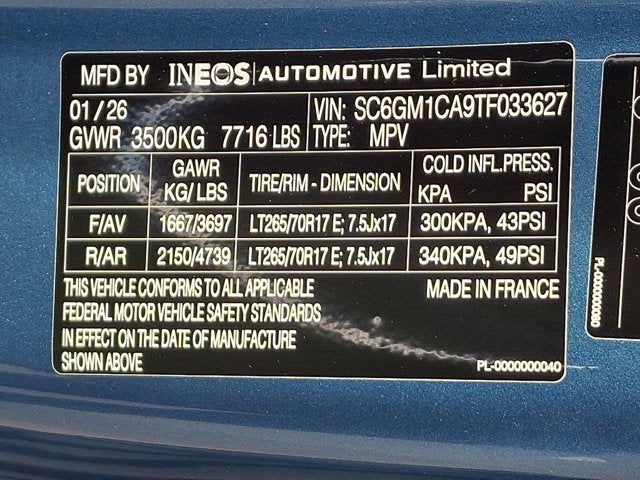 2026 INEOS Grenadier Station Wagon Fieldmaster Edition