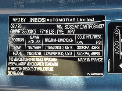 2026 INEOS Grenadier Station Wagon Trialmaster Edition