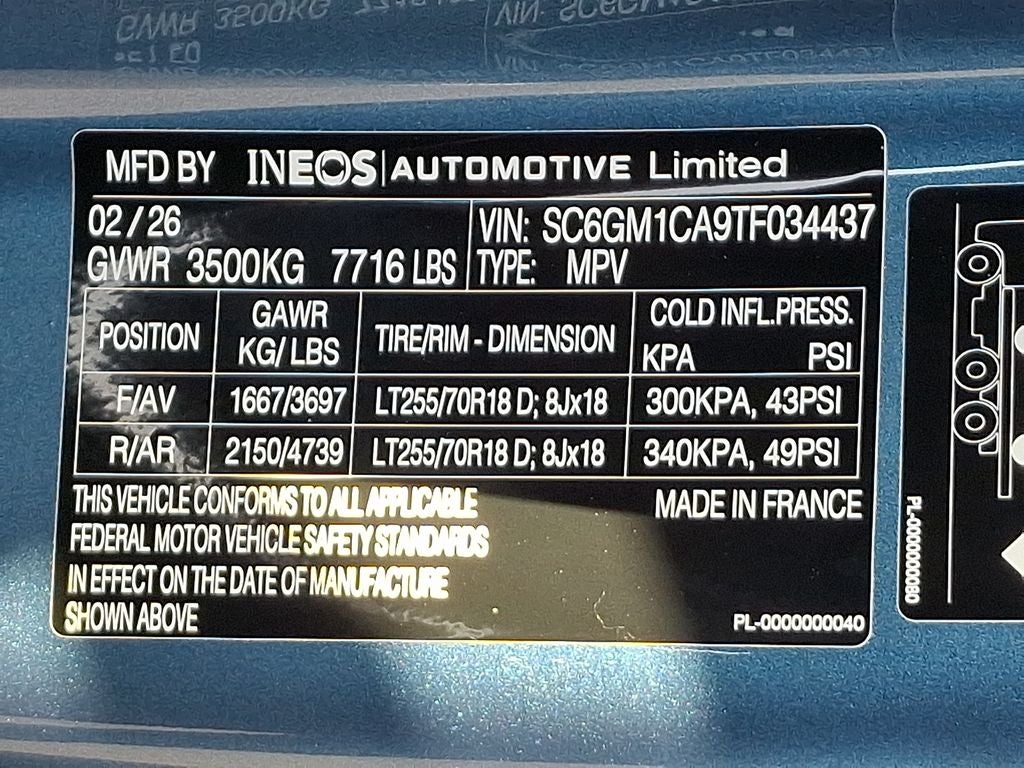 2026 INEOS Grenadier Station Wagon Trialmaster Edition