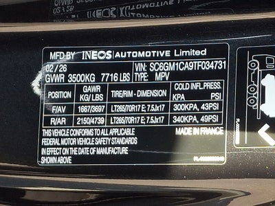 2026 INEOS Grenadier Station Wagon 4x4