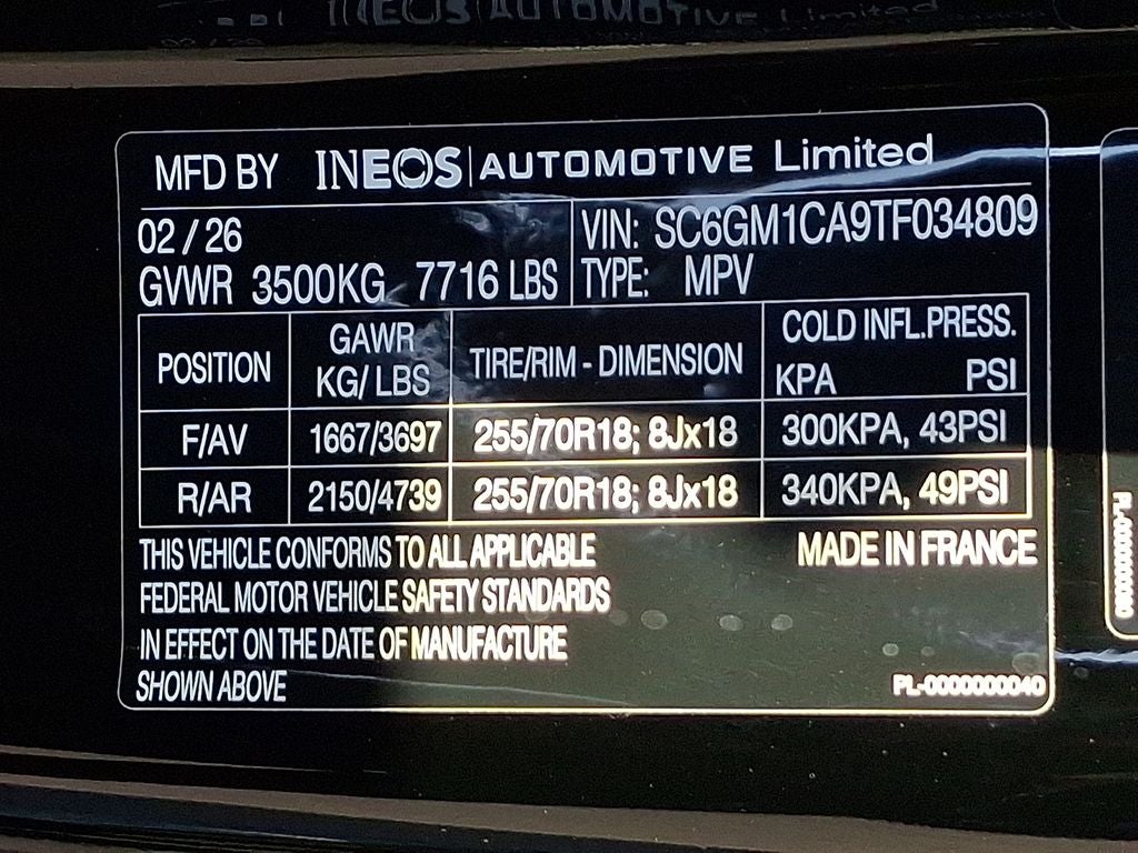 2026 INEOS Grenadier Station Wagon 4x4