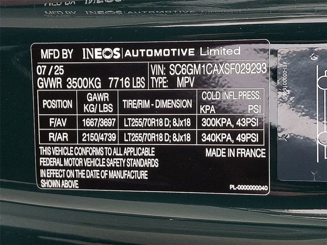 2025 INEOS Grenadier Station Wagon Fieldmaster Edition