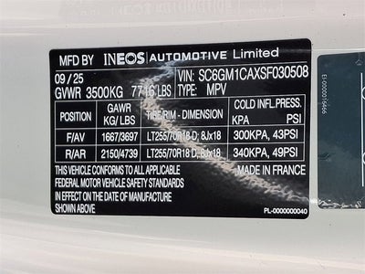 2025 INEOS Grenadier Station Wagon Fieldmaster Edition