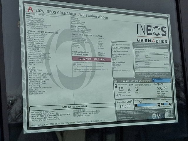 2026 INEOS Grenadier Station Wagon Base