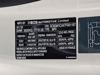 2026 INEOS Grenadier Station Wagon 4x4