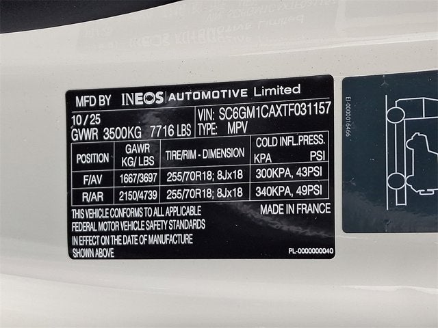 2026 INEOS Grenadier Station Wagon 4x4