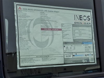 2026 INEOS Grenadier Station Wagon Base