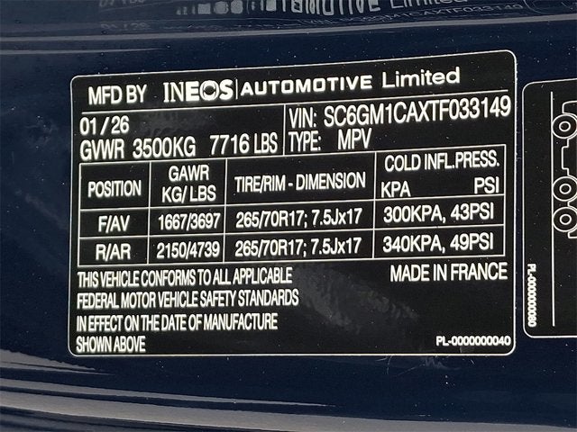 2026 INEOS Grenadier Station Wagon Base