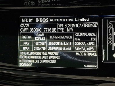 2026 INEOS Grenadier Station Wagon Black Edition