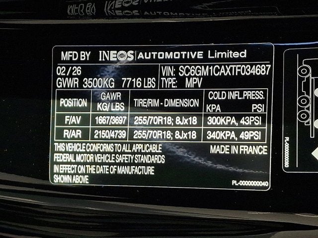 2026 INEOS Grenadier Station Wagon Black Edition